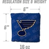 image:imageYouTheFan OfficiallyLicensed NHL Set of 4 Cornhole Bags  All Weather Regulation 6 x 6 Size  16oz Weight  Designed in USASt Louis Blues  Blue