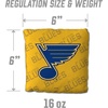 image:imageYouTheFan OfficiallyLicensed NHL Set of 4 Cornhole Bags  All Weather Regulation 6 x 6 Size  16oz Weight  Designed in USASt Louis Blues  Yellow