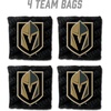 image:imageYouTheFan OfficiallyLicensed NHL Set of 4 Cornhole Bags  All Weather Regulation 6 x 6 Size  16oz Weight  Designed in USAVegas Golden Knights  Black