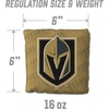 image:imageYouTheFan OfficiallyLicensed NHL Set of 4 Cornhole Bags  All Weather Regulation 6 x 6 Size  16oz Weight  Designed in USAVegas Golden Knights  Gold