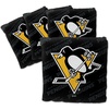 image:imageYouTheFan OfficiallyLicensed NHL Set of 4 Cornhole Bags  All Weather Regulation 6 x 6 Size  16oz Weight  Designed in USAPittsburgh Penguins  Black