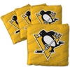 image:imageYouTheFan OfficiallyLicensed NHL Set of 4 Cornhole Bags  All Weather Regulation 6 x 6 Size  16oz Weight  Designed in USAPittsburgh Penguins  Yellow