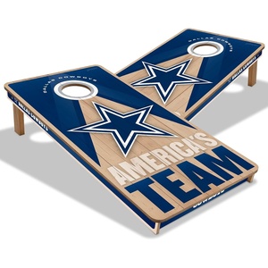 image:imageYouTheFan NFL 2 x 4 Slogan Series Professional Wood Cornhole GameDallas Cowboys