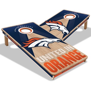 image:imageYouTheFan NFL 2 x 4 Slogan Series Professional Wood Cornhole GameDenver Broncos