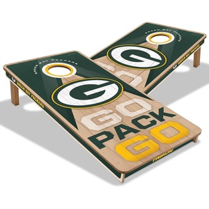 image:imageYouTheFan NFL 2 x 4 Slogan Series Professional Wood Cornhole GameGreen Bay Packers