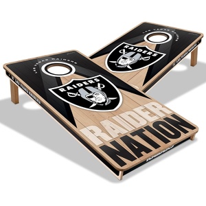 image:imageYouTheFan NFL 2 x 4 Slogan Series Professional Wood Cornhole GameLas Vegas Raiders