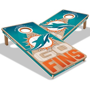 image:imageYouTheFan NFL 2 x 4 Slogan Series Professional Wood Cornhole GameMiami Dolphins