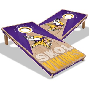 image:imageYouTheFan NFL 2 x 4 Slogan Series Professional Wood Cornhole GameMinnesota Vikings