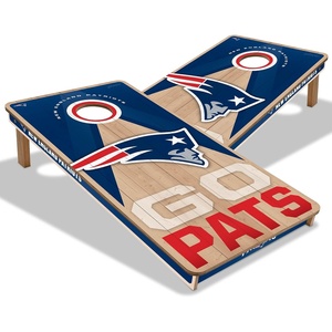 image:imageYouTheFan NFL 2 x 4 Slogan Series Professional Wood Cornhole GameNew England Patriots