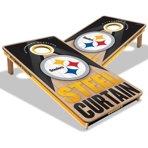 image:imageYouTheFan NFL 2 x 4 Slogan Series Professional Wood Cornhole GamePittsburgh Steelers