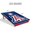 image:imageYouTheFan NCAA 2 x 3 Wood Cornhole Game with Logo BagsArizona Wildcats