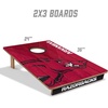 image:imageYouTheFan NCAA 2 x 3 Wood Cornhole Game with Logo BagsArkansas Razorbacks
