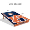 image:imageYouTheFan NCAA 2 x 3 Wood Cornhole Game with Logo BagsAuburn Tigers