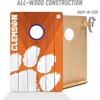image:imageYouTheFan NCAA 2 x 3 Wood Cornhole Game with Logo BagsClemson Tigers