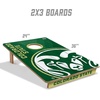 image:imageYouTheFan NCAA 2 x 3 Wood Cornhole Game with Logo BagsColorado State Rams