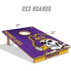 image:imageYouTheFan NCAA 2 x 3 Wood Cornhole Game with Logo BagsEast Carolina Pirates