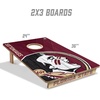 image:imageYouTheFan NCAA 2 x 3 Wood Cornhole Game with Logo BagsFlorida State Seminoles