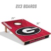 image:imageYouTheFan NCAA 2 x 3 Wood Cornhole Game with Logo BagsGeorgia Bulldogs