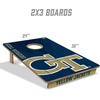 image:imageYouTheFan NCAA 2 x 3 Wood Cornhole Game with Logo BagsGeorgia Tech Yellow Jackets