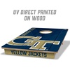image:imageYouTheFan NCAA 2 x 3 Wood Cornhole Game with Logo BagsGeorgia Tech Yellow Jackets