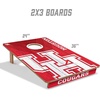 image:imageYouTheFan NCAA 2 x 3 Wood Cornhole Game with Logo BagsHouston Cougars