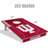 image:imageYouTheFan NCAA 2 x 3 Wood Cornhole Game with Logo BagsIndiana Hoosiers