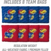 image:imageYouTheFan NCAA 2 x 3 Wood Cornhole Game with Logo BagsKansas Jayhawks