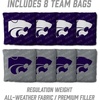 image:imageYouTheFan NCAA 2 x 3 Wood Cornhole Game with Logo BagsKansas State Wildcats