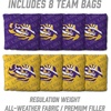 image:imageYouTheFan NCAA 2 x 3 Wood Cornhole Game with Logo BagsLSU Tigers