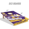 image:imageYouTheFan NCAA 2 x 3 Wood Cornhole Game with Logo BagsLSU Tigers
