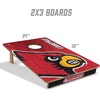image:imageYouTheFan NCAA 2 x 3 Wood Cornhole Game with Logo BagsLouisville Cardinals