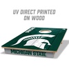image:imageYouTheFan NCAA 2 x 3 Wood Cornhole Game with Logo BagsMichigan State Spartans
