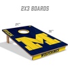 image:imageYouTheFan NCAA 2 x 3 Wood Cornhole Game with Logo BagsMichigan Wolverines