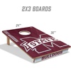 image:imageYouTheFan NCAA 2 x 3 Wood Cornhole Game with Logo BagsMississippi State Bulldogs