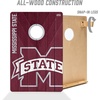 image:imageYouTheFan NCAA 2 x 3 Wood Cornhole Game with Logo BagsMississippi State Bulldogs
