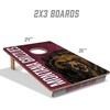image:imageYouTheFan NCAA 2 x 3 Wood Cornhole Game with Logo BagsMontana Grizzlies