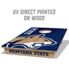 image:imageYouTheFan NCAA 2 x 3 Wood Cornhole Game with Logo BagsMontana State Bobcats