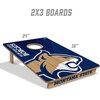 image:imageYouTheFan NCAA 2 x 3 Wood Cornhole Game with Logo BagsMontana State Bobcats