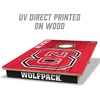 image:imageYouTheFan NCAA 2 x 3 Wood Cornhole Game with Logo BagsNC State Wolfpack
