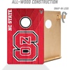image:imageYouTheFan NCAA 2 x 3 Wood Cornhole Game with Logo BagsNC State Wolfpack