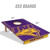 image:imageYouTheFan NCAA 2 x 3 Wood Cornhole Game with Logo BagsNorthern Iowa Panthers