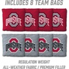 image:imageYouTheFan NCAA 2 x 3 Wood Cornhole Game with Logo BagsOhio State Buckeyes