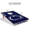 image:imageYouTheFan NCAA 2 x 3 Wood Cornhole Game with Logo BagsPenn State Nittany Lions
