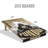 image:imageYouTheFan NCAA 2 x 3 Wood Cornhole Game with Logo BagsPurdue Boilermakers