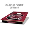 image:imageYouTheFan NCAA 2 x 3 Wood Cornhole Game with Logo BagsSouth Carolina Gamecocks