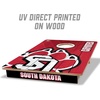 image:imageYouTheFan NCAA 2 x 3 Wood Cornhole Game with Logo BagsSouth Dakota Coyotes
