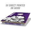 image:imageYouTheFan NCAA 2 x 3 Wood Cornhole Game with Logo BagsTCU Horned Frogs