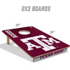 image:imageYouTheFan NCAA 2 x 3 Wood Cornhole Game with Logo BagsTexas AM Aggies
