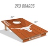image:imageYouTheFan NCAA 2 x 3 Wood Cornhole Game with Logo BagsTexas Longhorns