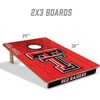 image:imageYouTheFan NCAA 2 x 3 Wood Cornhole Game with Logo BagsTexas Tech Red Raiders